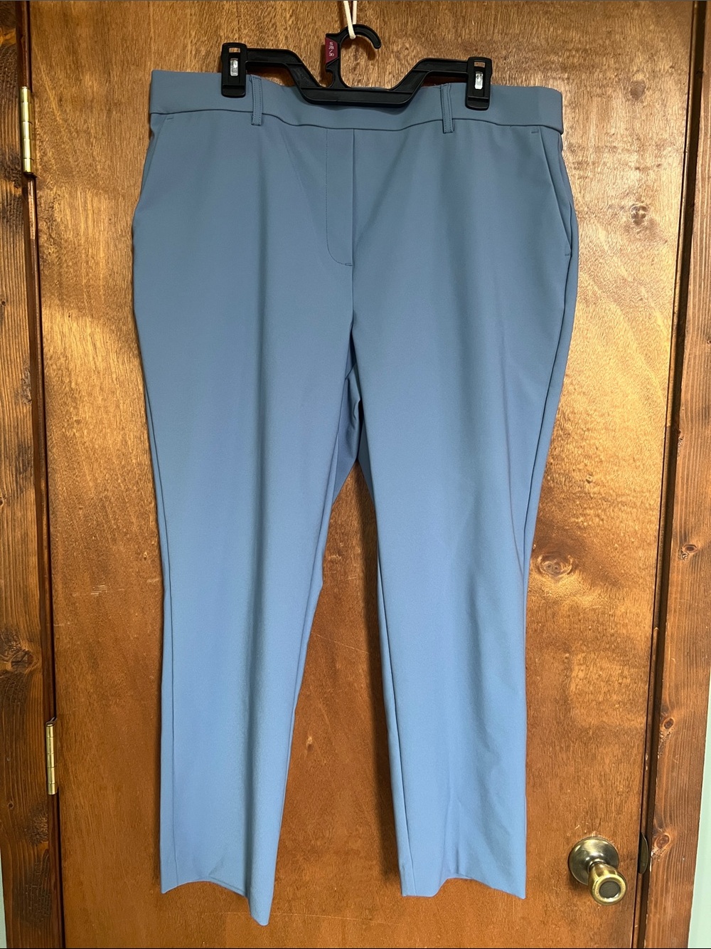Blue Women's Slim Work Pants